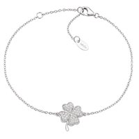 Bracciale Amen Donna Fortuna in Argento Zircone BRQUBBZ - BRQUBBZ